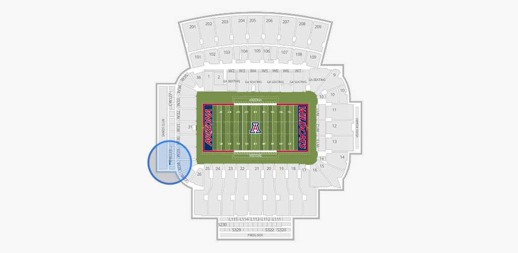 Casino Del Sol Stadium Seating Chart