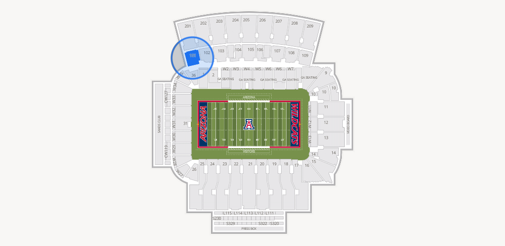 Casino Del Sol Stadium Seating Chart