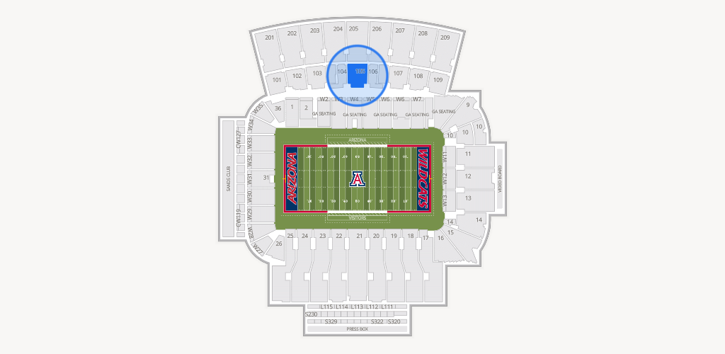 Casino Del Sol Stadium Seating Chart