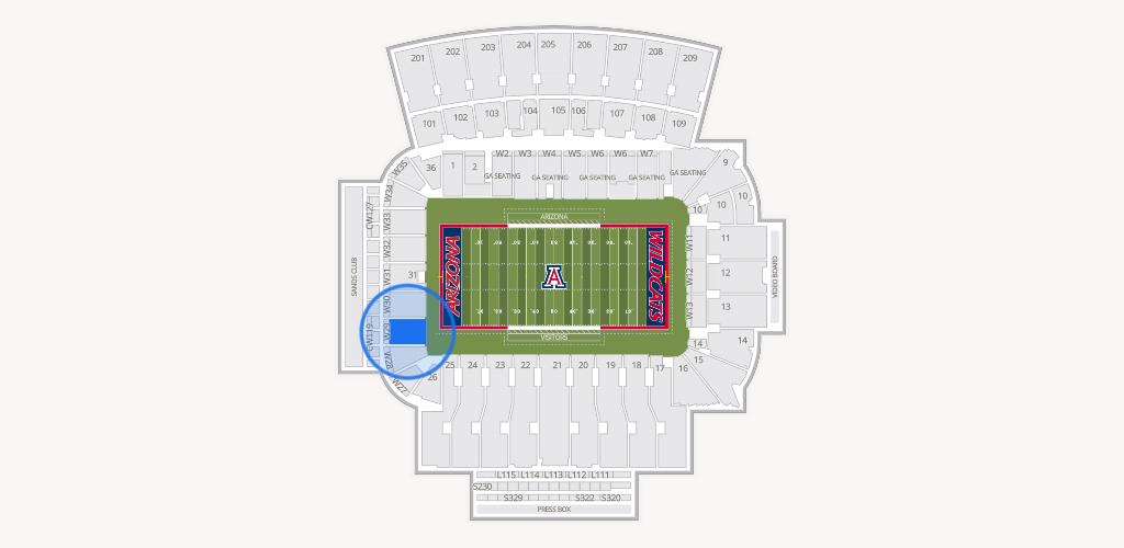Casino Del Sol Stadium Seating Chart