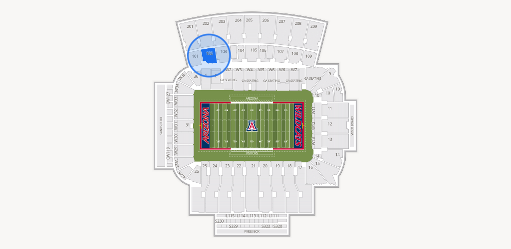 Casino Del Sol Stadium Seating Chart
