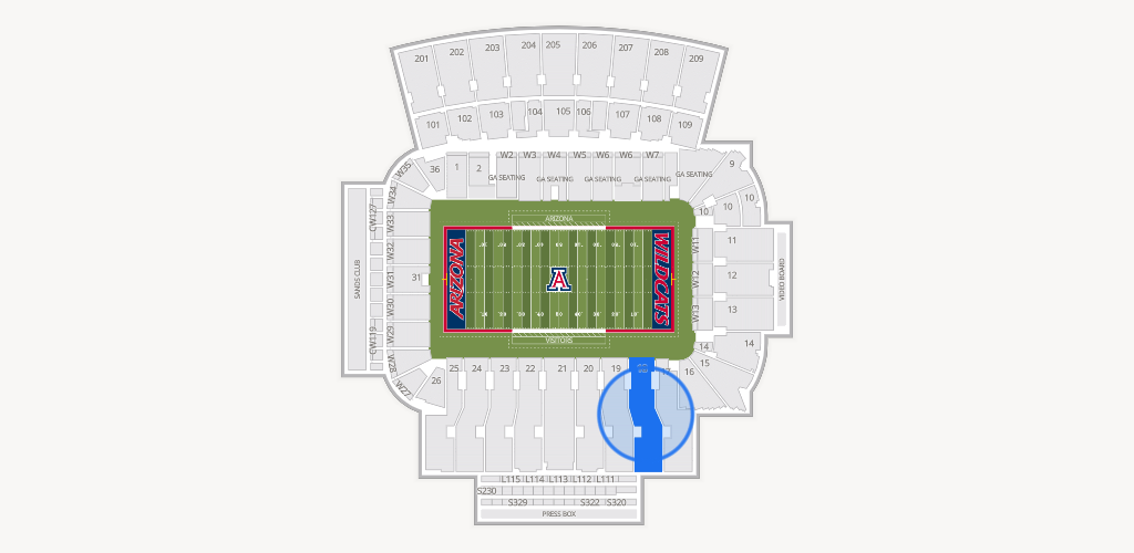 Casino Del Sol Stadium Seating Chart
