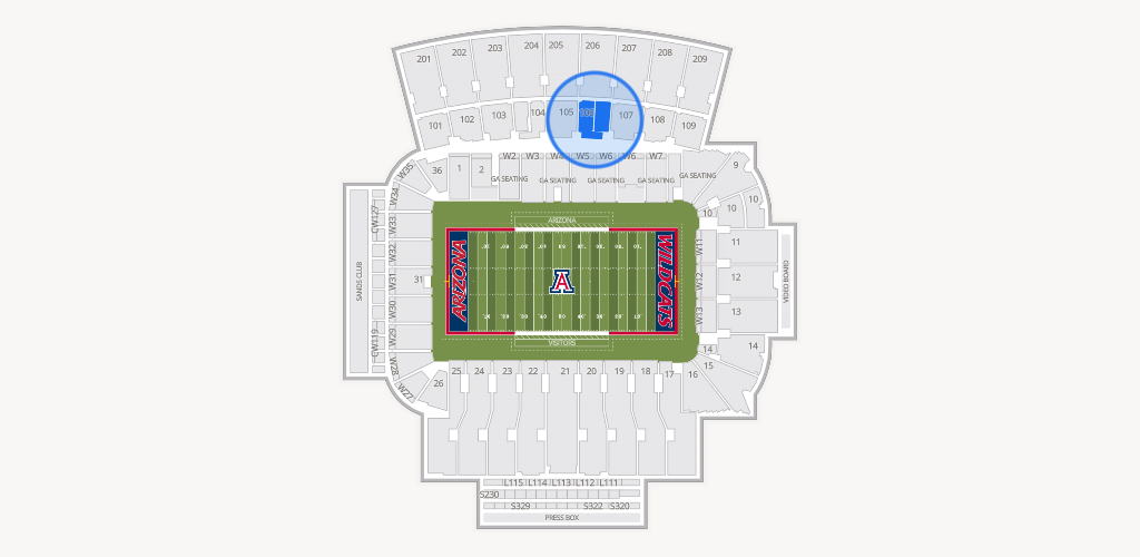 Casino Del Sol Stadium Seating Chart