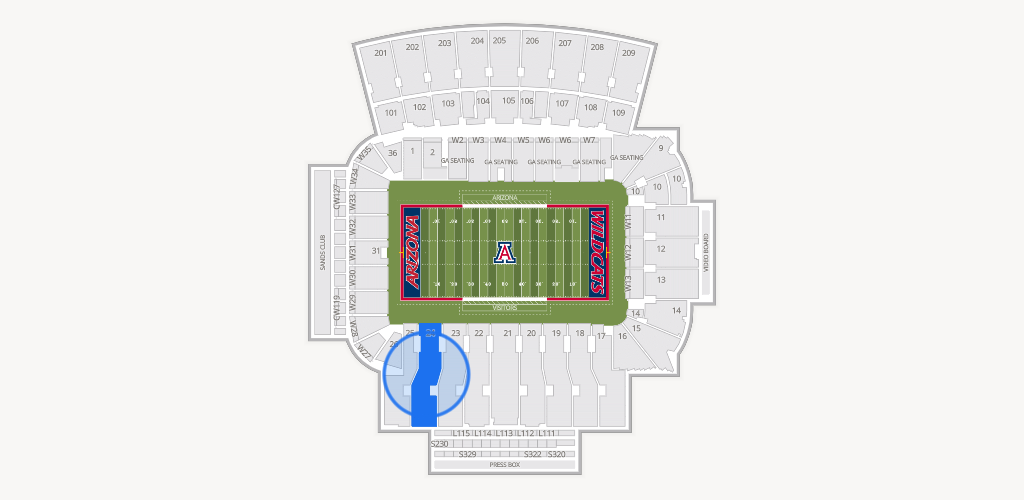 Casino Del Sol Stadium Seating Chart