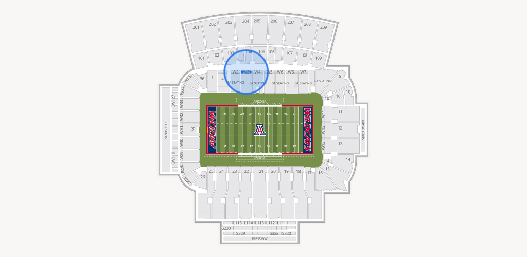 Casino Del Sol Stadium Seating Chart