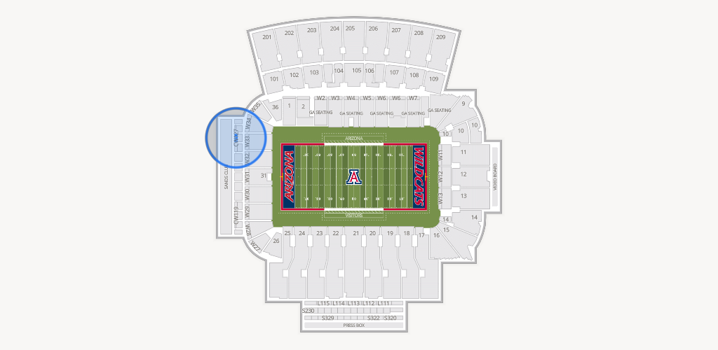 Casino Del Sol Stadium Seating Chart