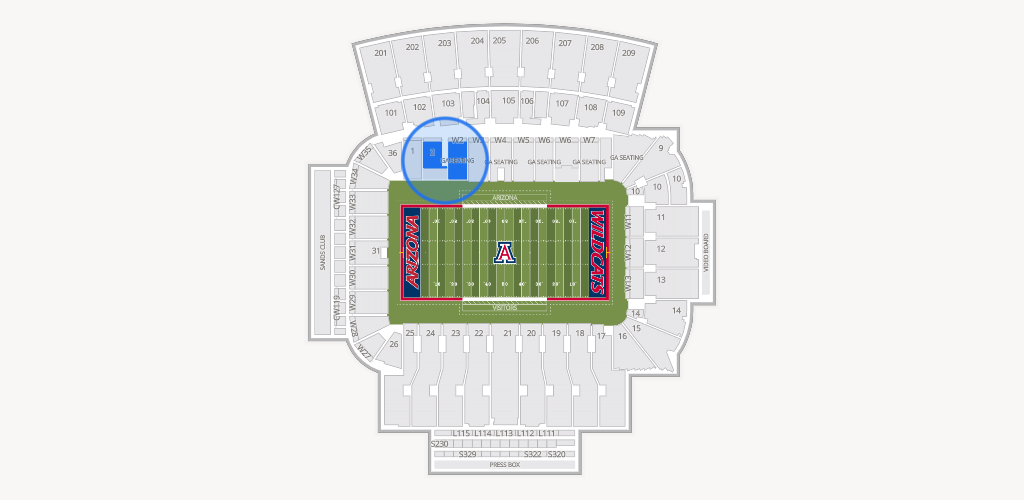 Casino Del Sol Stadium Seating Chart