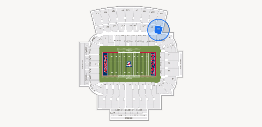 Casino Del Sol Stadium Seating Chart