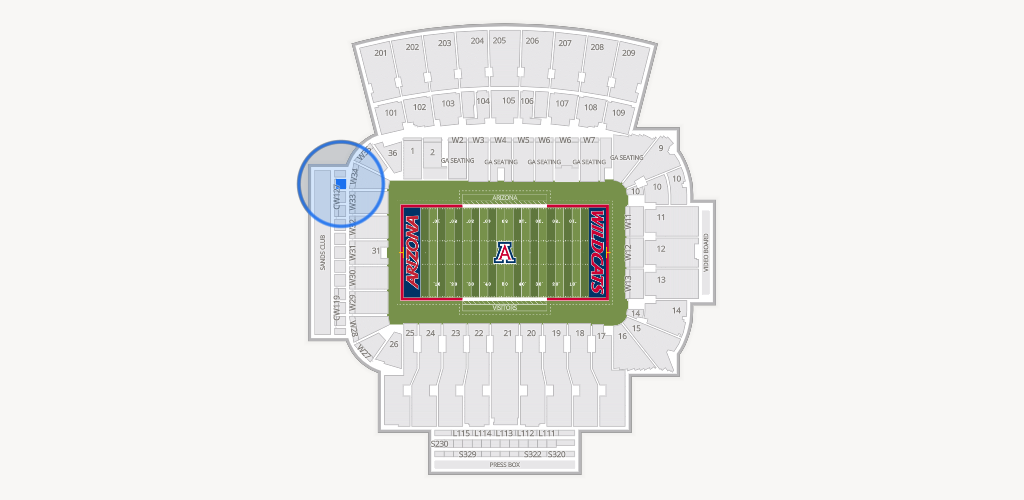 Casino Del Sol Stadium Seating Chart