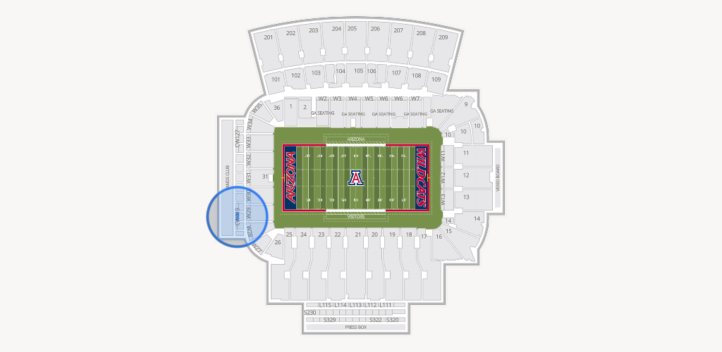 Casino Del Sol Stadium Seating Chart