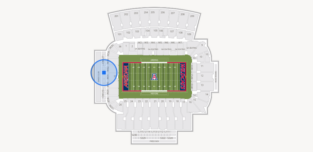 Casino Del Sol Stadium Seating Chart