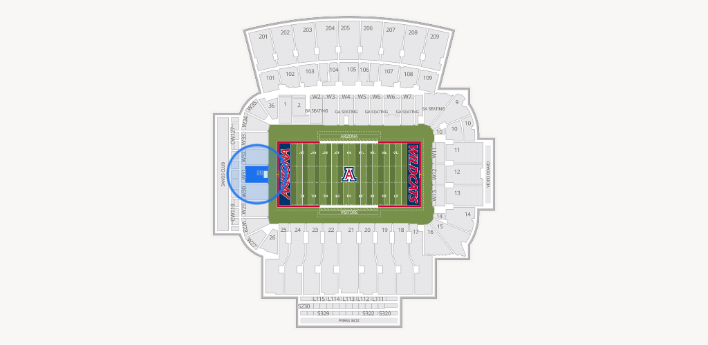 Casino Del Sol Stadium Seating Chart