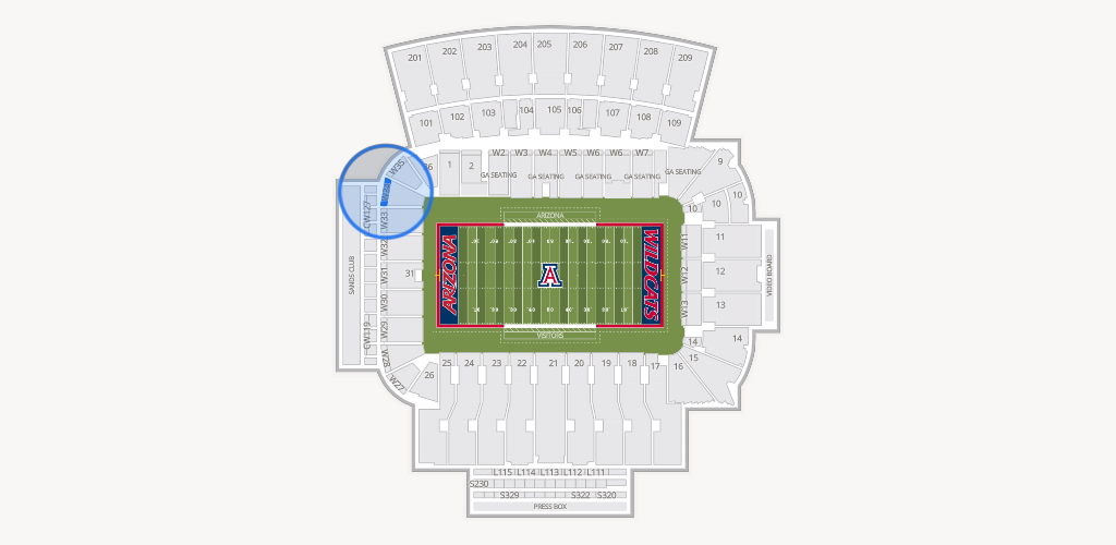 Casino Del Sol Stadium Seating Chart