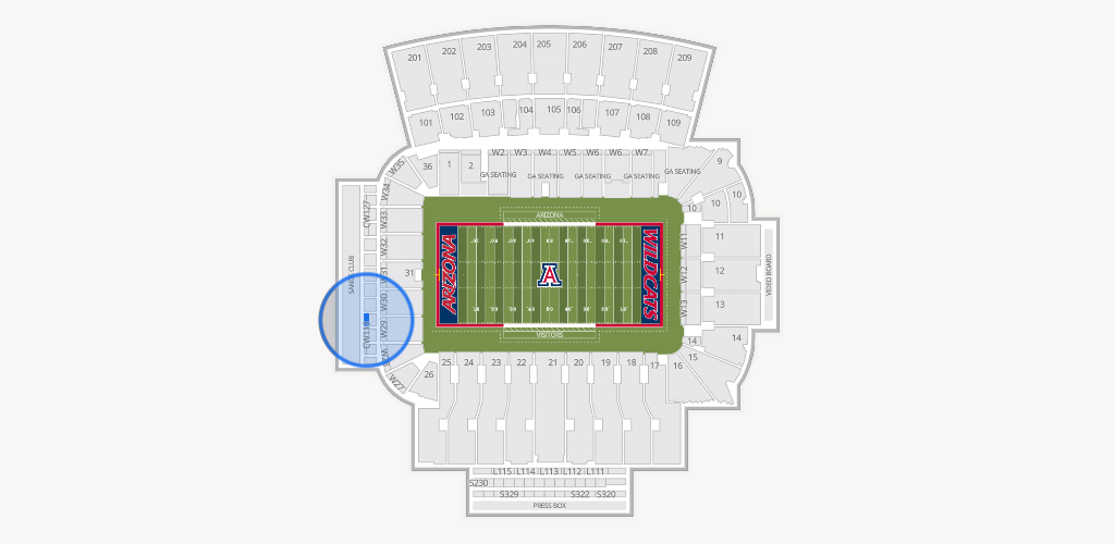 Casino Del Sol Stadium Seating Chart