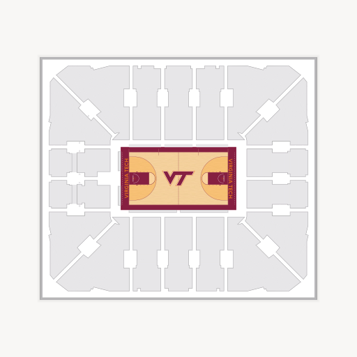 Cassell Coliseum seating chart
