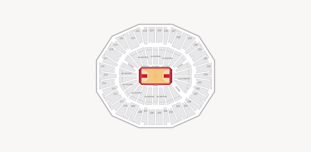 CEFCU Arena Seating Chart