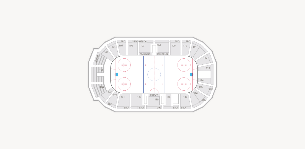 Centene Community Ice Center Seating Chart