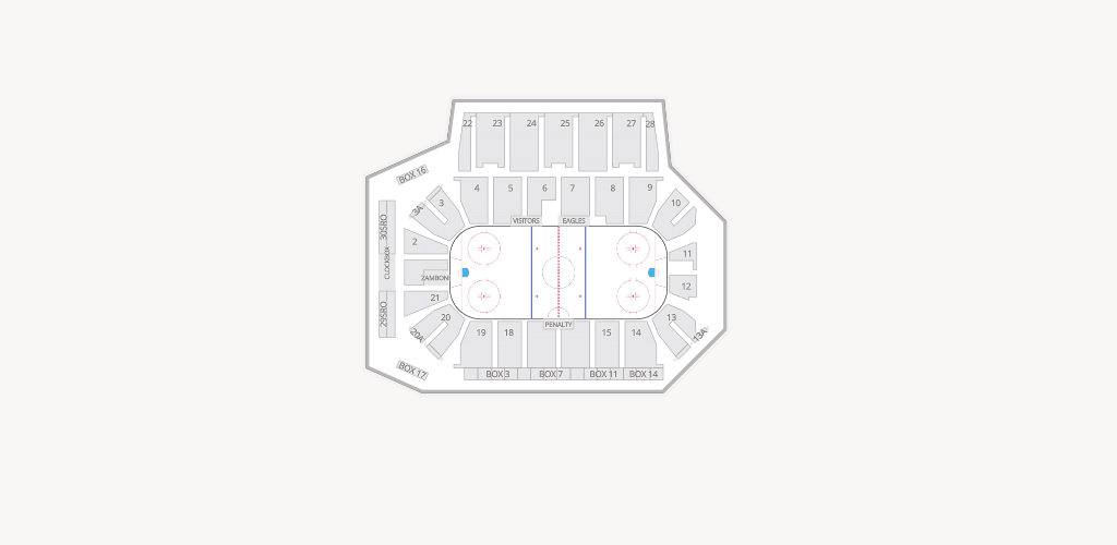 Centre 200 Seating Chart