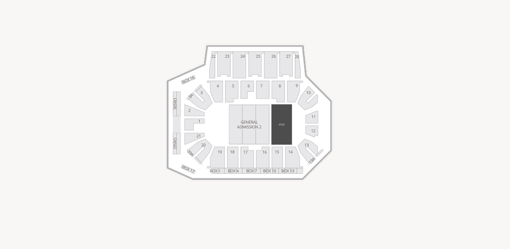 Centre 200 Seating Chart