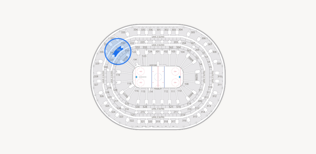 Centre Bell Seating Chart