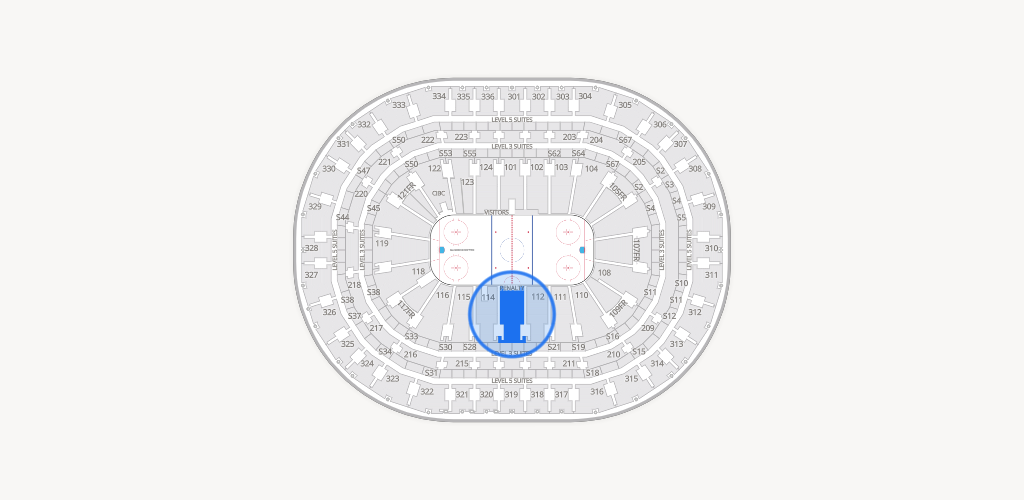Centre Bell Seating Chart