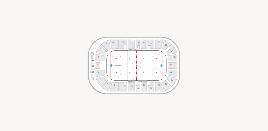 Centre Georges Vezina Seating Chart