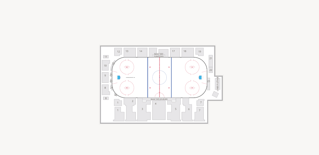 Centre sportif Alcoa Seating Chart