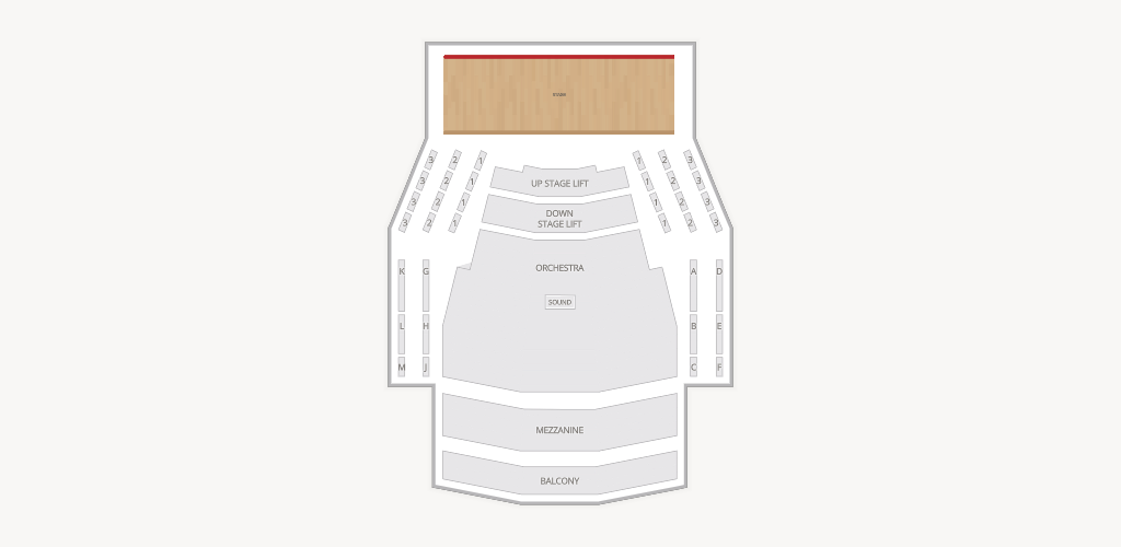 Centre in the Square - Main Theatre Seating Chart