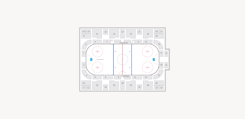 Centre Marcel Dionne Seating Chart