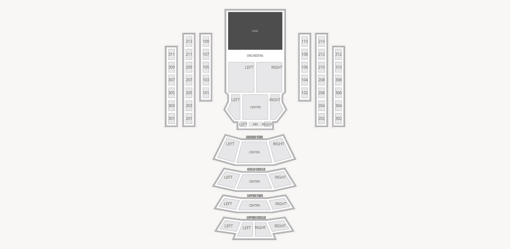 Cerritos Center Seating Chart