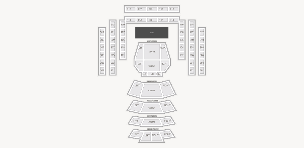 Cerritos Center Seating Chart