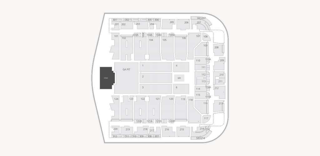 CFG Bank Arena Seating Chart