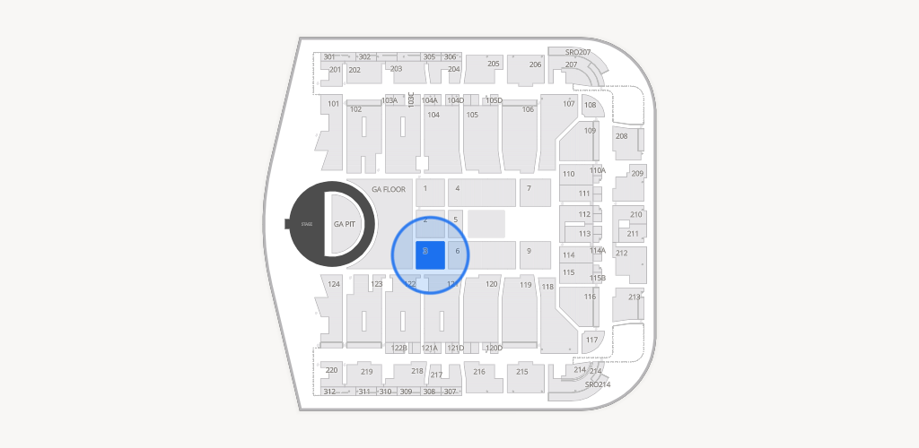 CFG Bank Arena Seating Chart