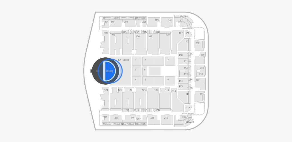 CFG Bank Arena Seating Chart