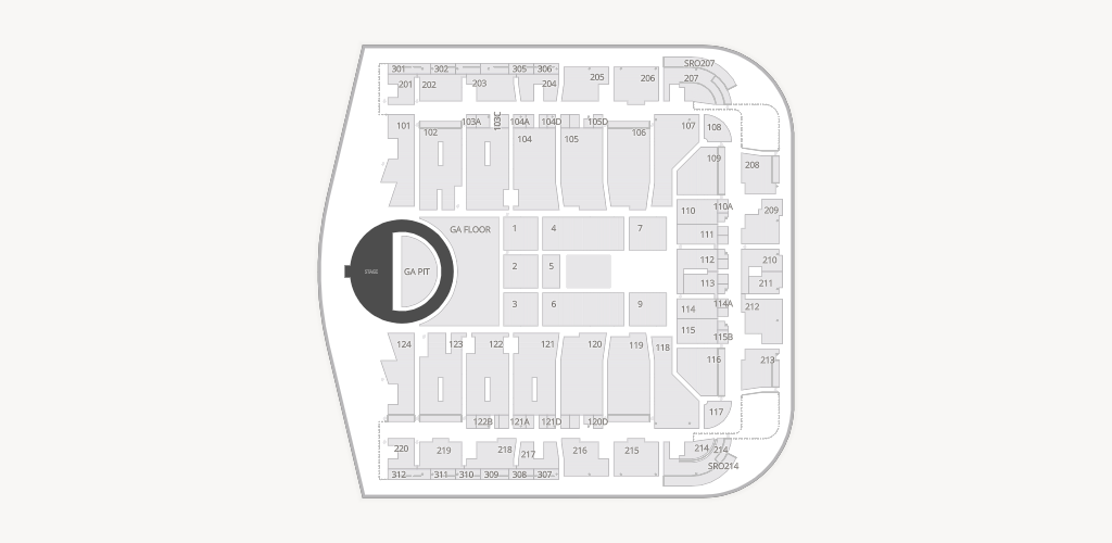 CFG Bank Arena Seating Chart