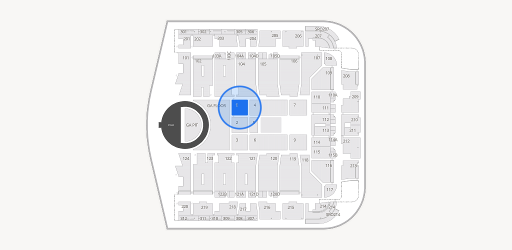 CFG Bank Arena Seating Chart