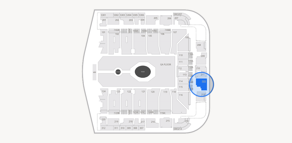 CFG Bank Arena Seating Chart