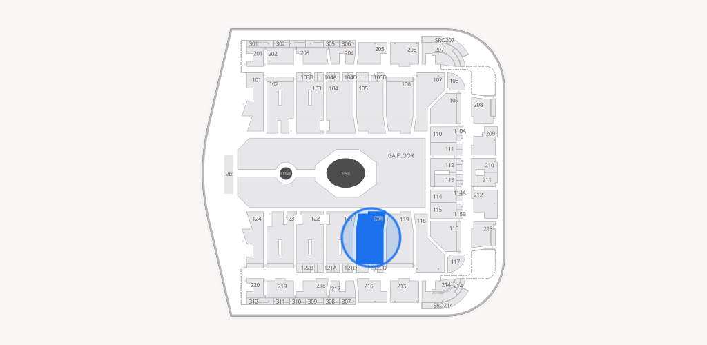 CFG Bank Arena Seating Chart