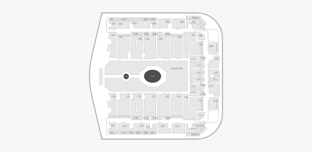 CFG Bank Arena Seating Chart