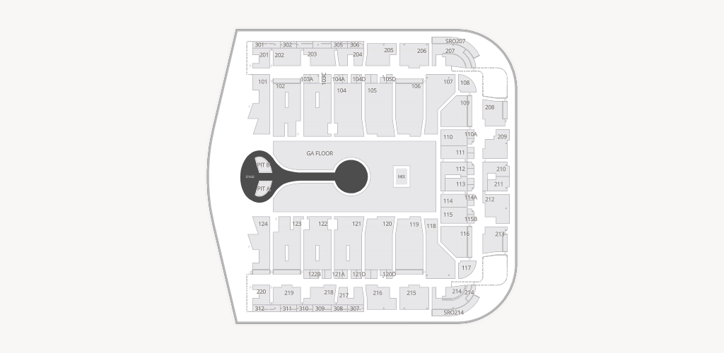 CFG Bank Arena Seating Chart