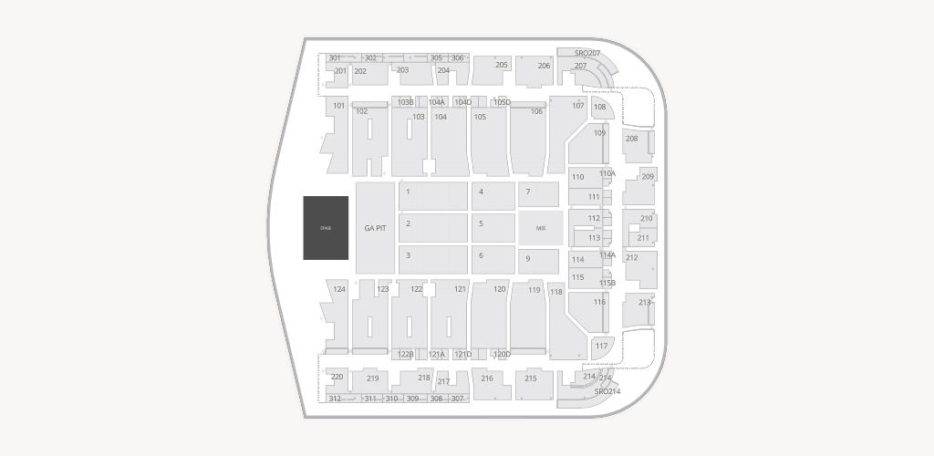 CFG Bank Arena Seating Chart