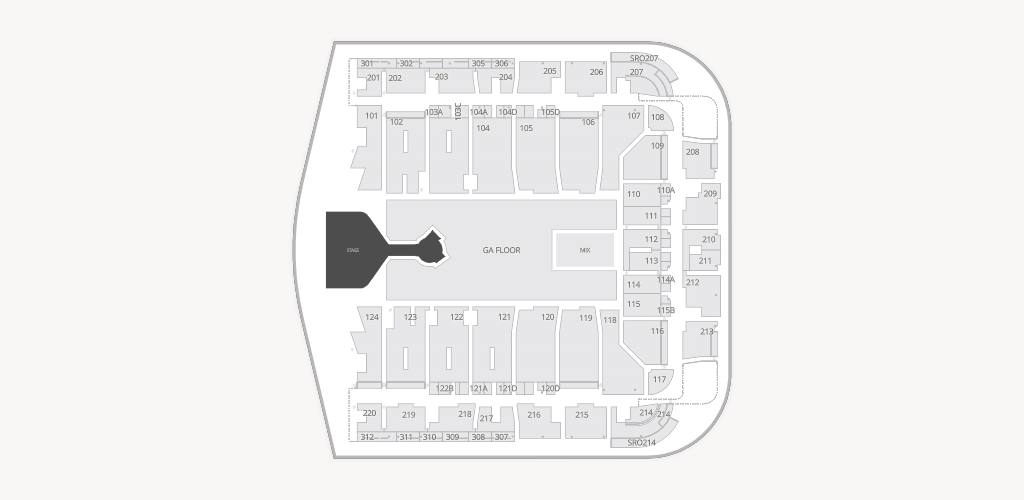 CFG Bank Arena Seating Chart