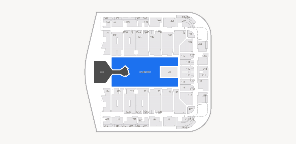 CFG Bank Arena Seating Chart