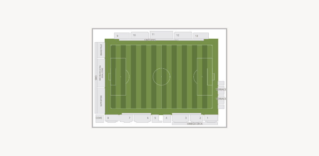 Championship Soccer Stadium at the Orange County Great Park Seating Chart