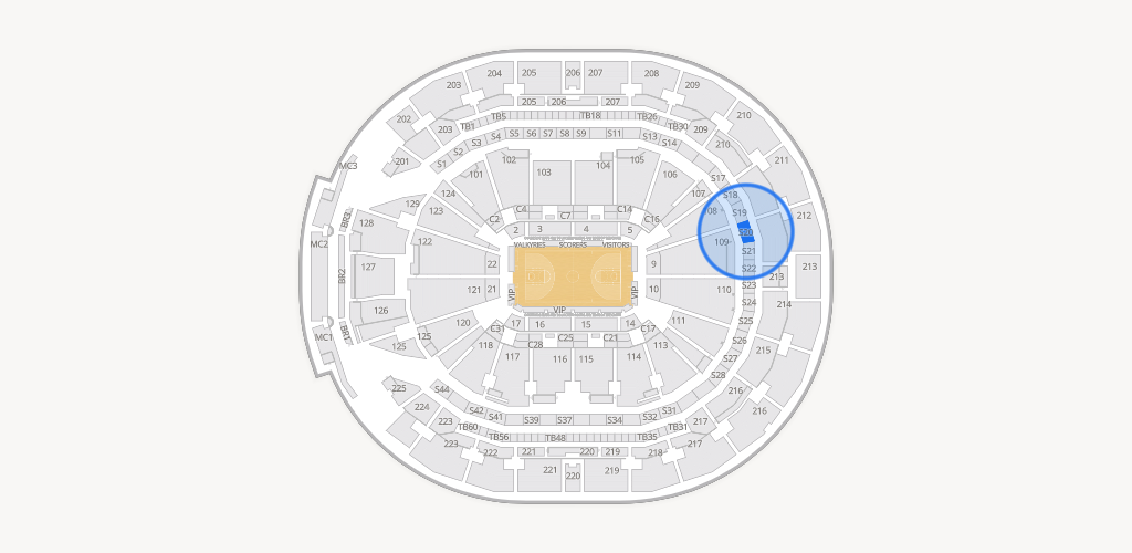 Chase Center Seating Chart