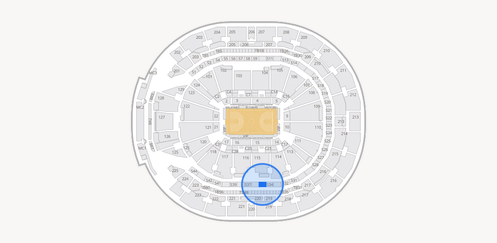 Chase Center Seating Chart
