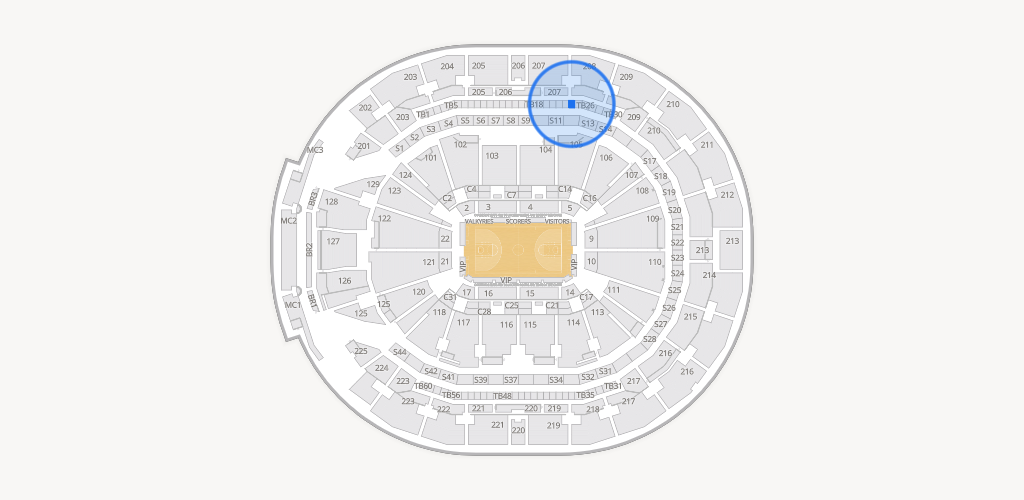 Chase Center Seating Chart