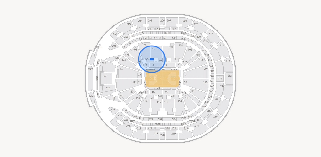 Chase Center Seating Chart
