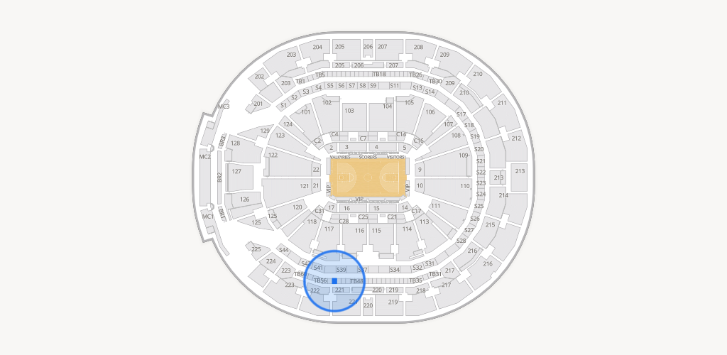 Chase Center Seating Chart