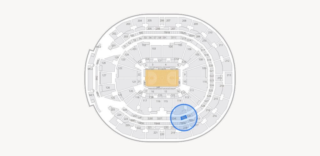 Chase Center Seating Chart
